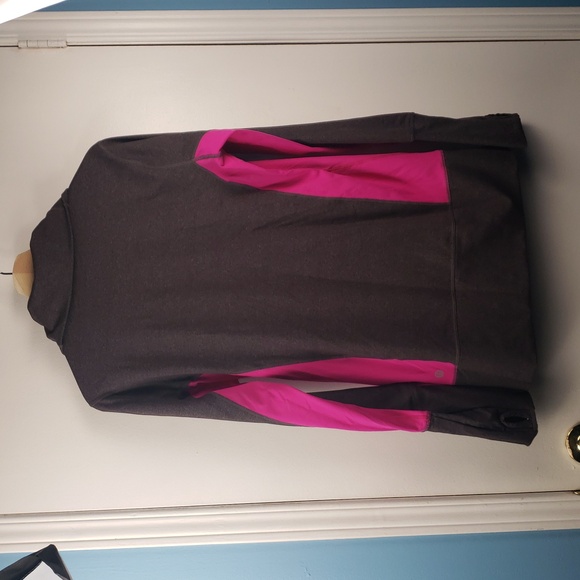 lululemon athletica Charcoal and Fuchsia Jacket Size US 10 - Picture 3 of 3
